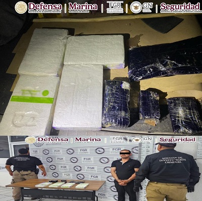 Arrestan a conductor en Sonora por transportar paquetes de fentanilo