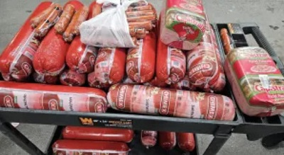 Intentaba cruzar a El Paso cerca de 90 kilogramos de salchicha, jamón